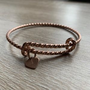 Alex and Ani Rose Gold Bangle